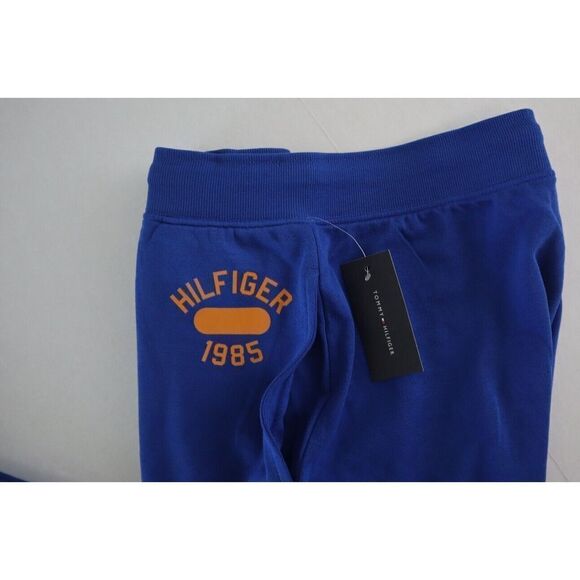 Tommy Hilfiger DR09157682 Men's Sz M Blue Elastic Waist Lounge Jogger Pants - Picture 4 of 5